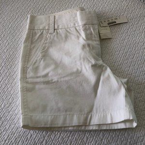 5"J Crew Cotton Chino Shorts